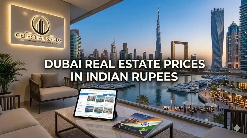 Dubai real estate prices in Indian rupees