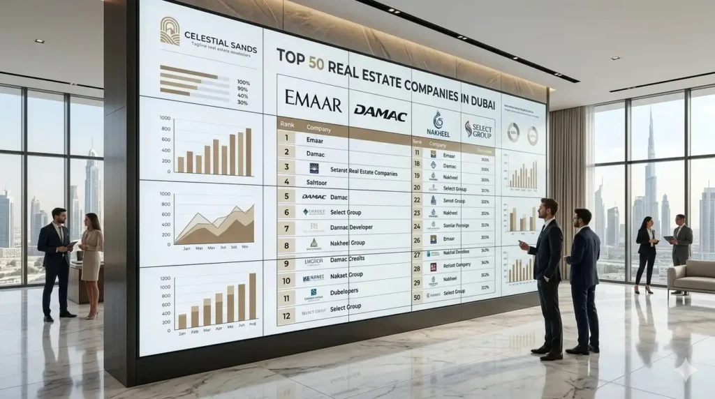 top 50 real estate companies in dubai