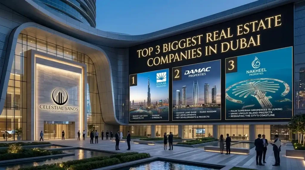 top 3 biggest real estate companies in Dubai